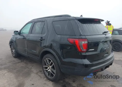 2018 Ford Explorer Sport из США, поврежденный, VIN 1FM5K8GT6JGA10793